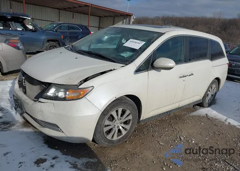 2016 Honda Odyssey Ex-L from USA, damaged, VIN 5FNRL5H69GB052016
